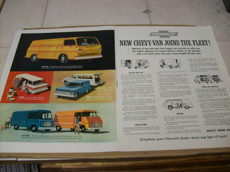 1964 chevrolet  truck (all models)  advertisement, vintage  ad
