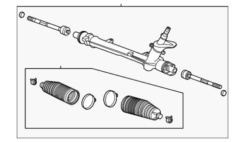 Genuine GM Rack and Pinion Steering Gear 42745904, US $222.15, image 3