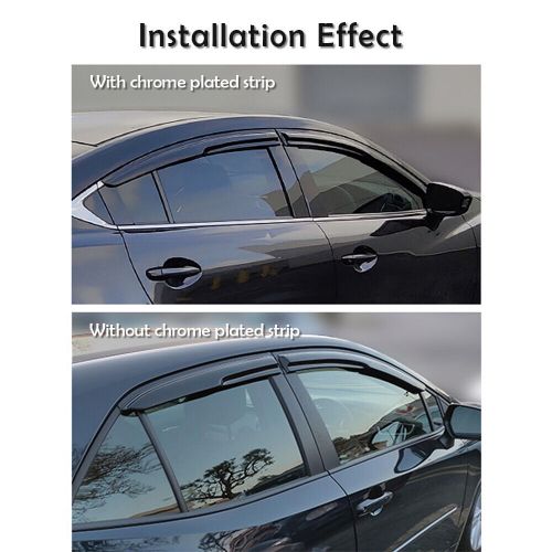 For 1996-2000 Honda Civic Sedan JDM 3D Wavy Mugen Style Window Visor Rain Guards, US $28.99, image 3
