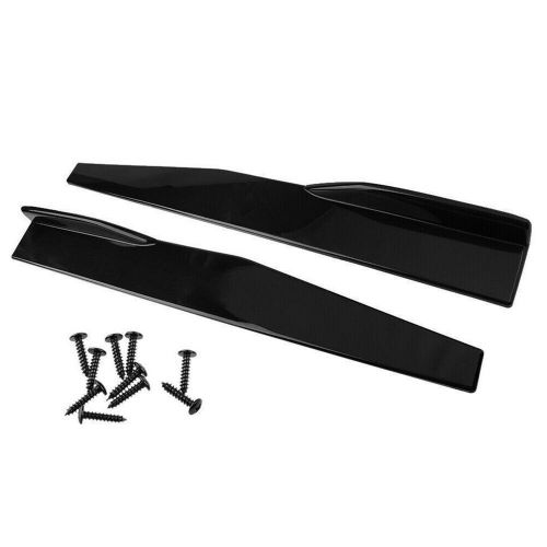 Front Bumper Lip Spoiler Splitter Body Kit GLossy Black For Chevrolet Malibu, US $64.65, image 3