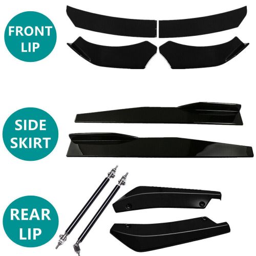 Front Bumper Lip Spoiler Splitter Body Kit GLossy Black For Chevrolet Malibu, US $64.65, image 8
