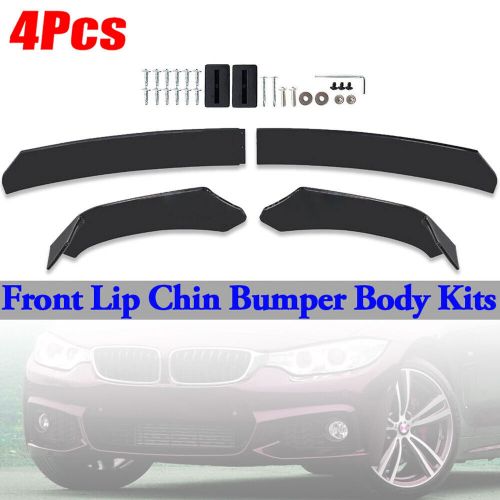 Front Bumper Lip Spoiler Splitter Body Kit GLossy Black For Chevrolet Malibu, US $64.65, image 10