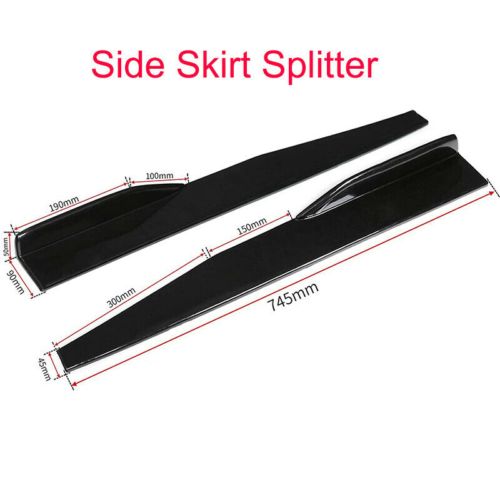Front Bumper Lip Spoiler Splitter Body Kit GLossy Black For Chevrolet Malibu, US $64.65, image 15