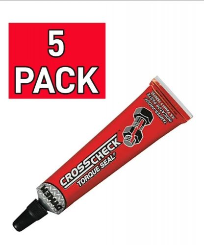 5 pack-itw dykem "cross check" torque seal red tamper-proof indicator paste