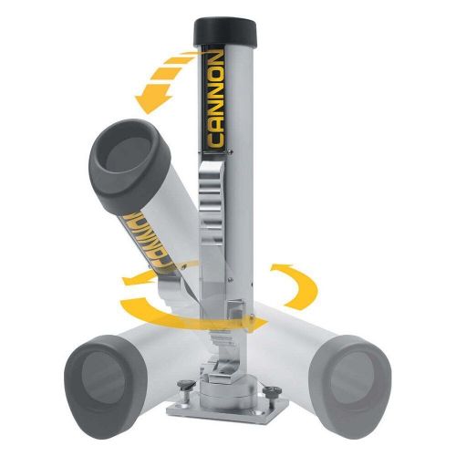Cannon 1907024 - Axis Silver Aluminum Adjustable 2-Rod Holder, US $500.17, image 2
