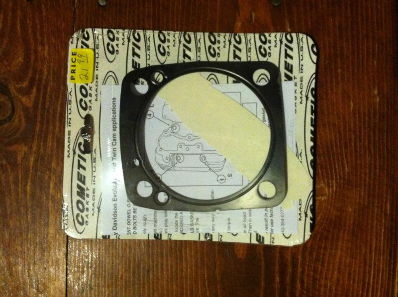 Cometic 613243 steel harley evo evolution gaskets .010 softail dyna touring