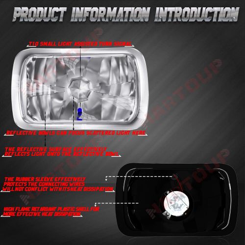 2PCS 100W 7X6" 5x7'' LED Headlights for Ford F650 F750 E-150 E-250 F250 F350, US $169.99, image 20