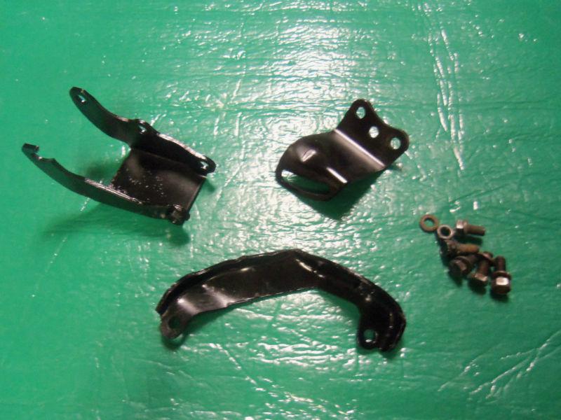 1964 1970 chevrolet power steering brackets complete set with hardware