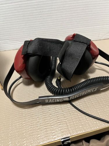 Racing Electronics Headphones Headset With Volume Adjustment R.E., US $40.00, image 9