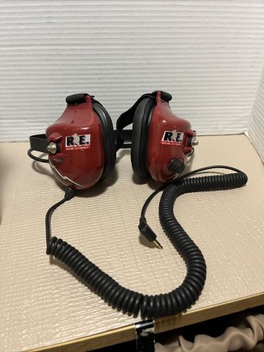 Racing Electronics Headphones Headset With Volume Adjustment R.E., US $40.00, image 12