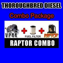 Vp44 bosch fuel injection pump & air dog raptor 100gph combo 98.5-02 dodge 5.9l