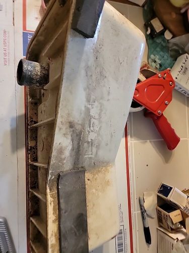 1987-1993 Yamaha LX650 WR500 WR 500 LX 650 Waterbox EXHAUST Muffler Outlet exit, US $49.95, image 2