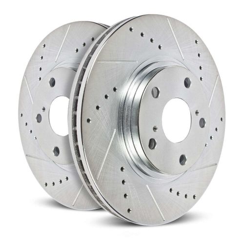 Disc Brake Rotor Set-Front Drilled, Slotted and Zinc Plated Brake Rotor Pair, US $423.07, image 3