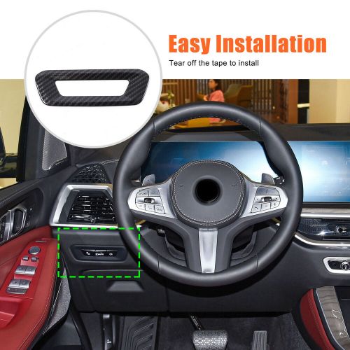 ABS Carbon Fiber Headlight Switch Control Trim For BMW X5 X6 2023-2025-, US $, image 4