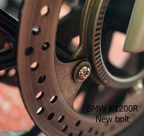 BMW K1200 S 2004 - 2008 FRONT BRAKE DISC BOLTS TORX A2 STAINLESS STEEL X 10, US $, image 2