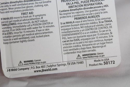 Pack of 2 jb weld marine weld world's strongest bond 50172 brand new