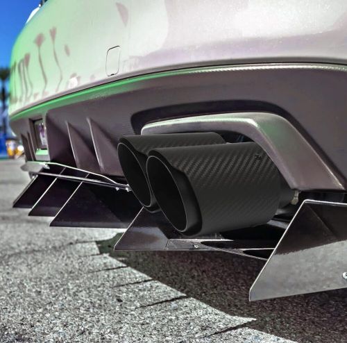 2.5 "Inlet 63MM Double Exhaust Tip Carbon Car Pipe Rear Tip Rear Tip 3.5" Outlet, C $80.00, image 7