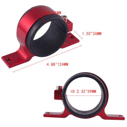 60mm Fuel Pump Single Mount Bracket Fuel Filter External Bracket Clamp Cradle, US $6.39, image 5