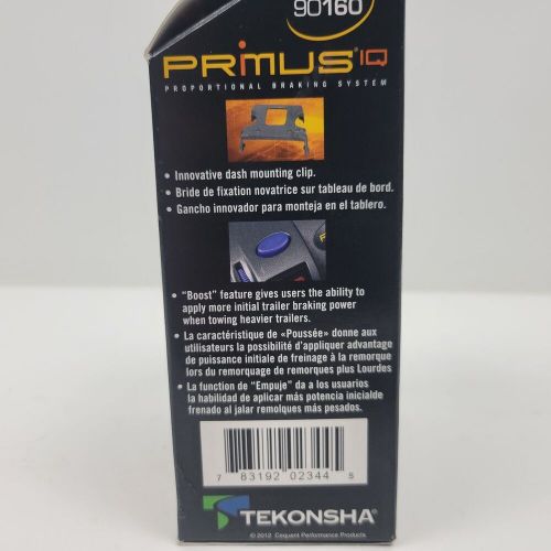 Tekonsha Primus IQ Electronic Trailer Brake Control 90160 Proportional Braking, US $75.00, image 4