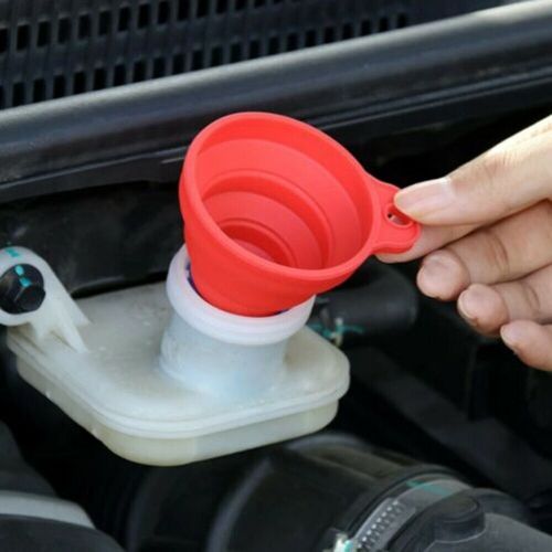Brand New Car Funnel Collapsible Silicone Foldable Oil Silicone Space Saving Top, C $9.66, image 5