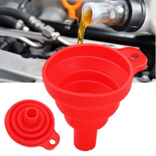 Brand New Car Funnel Collapsible Silicone Foldable Oil Silicone Space Saving Top, C $9.66, image 12