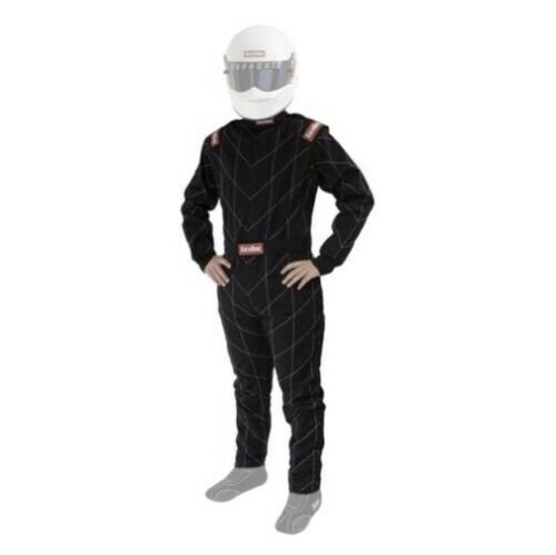 RaceQuip 91609049 One Piece Multi Layer Racing Driver Fire Suit; Black Med-Tall, US $429.95, image 2