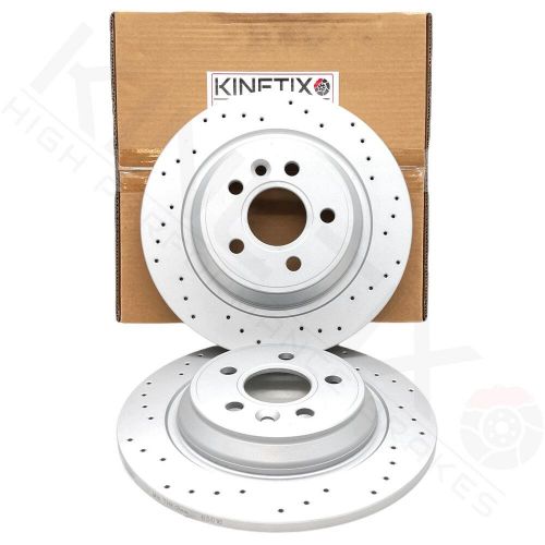 FOR FORD FOCUS RS MK3 FRONT REAR DRILLED BRAKE DISCS MINTEX BREMBO BRAKE PADS, US $, image 3