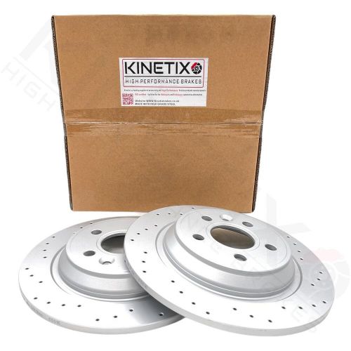 FOR FORD FOCUS RS MK3 FRONT REAR DRILLED BRAKE DISCS MINTEX BREMBO BRAKE PADS, US $, image 4