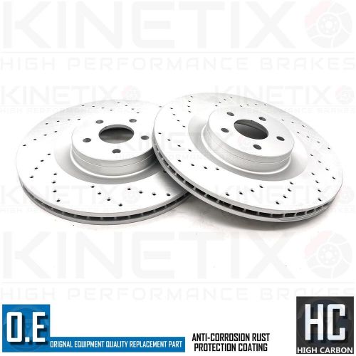 FOR FORD FOCUS RS MK3 FRONT REAR DRILLED BRAKE DISCS MINTEX BREMBO BRAKE PADS, US $, image 9