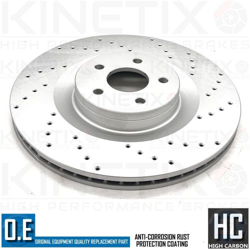 FOR FORD FOCUS RS MK3 FRONT REAR DRILLED BRAKE DISCS MINTEX BREMBO BRAKE PADS, US $, image 10
