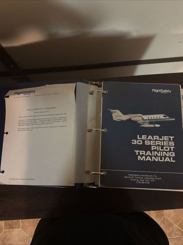 Learjet 30 Series Pilot Training Manual - FlightSafety International, US $180.00, image 3