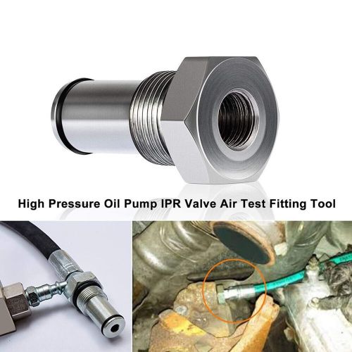 6.0 High Pressure Oil Pump IPR Valve Air Test Fitting Tool + Oil Rail Adapter..., US $40.51, image 4