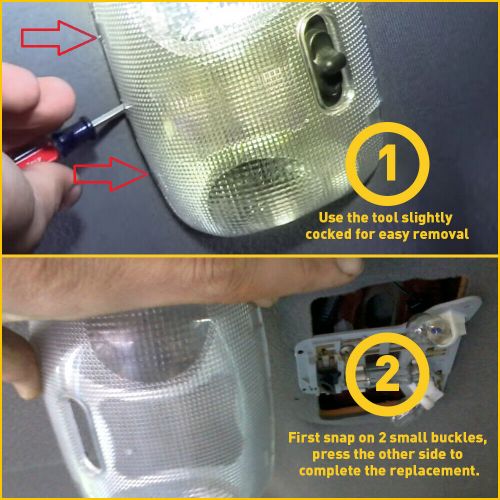 Fits 96-2004 Ford Overhead Ranger Interior Dome Light Map Lamp Lens Bulb Cover B, US $17.99, image 12