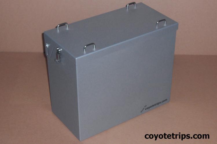 Motorcycle Aluminum Pannier, 40 liters, Hinged Lid; BMW GS, KLR, Tiger, Tenere, US $255.00, image 2