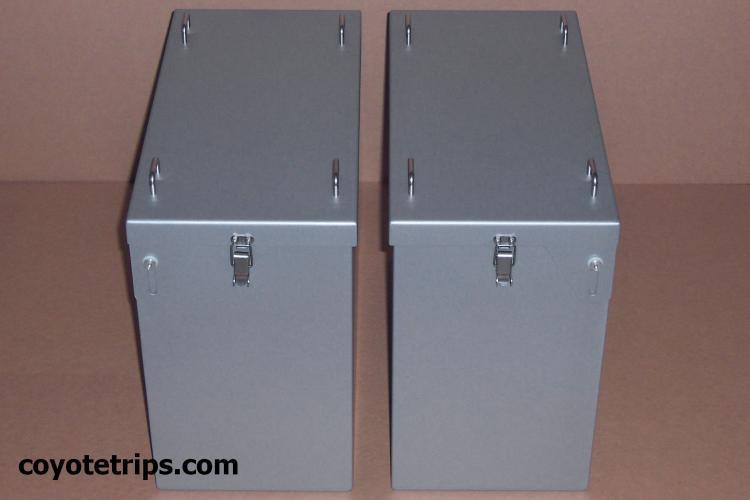 Motorcycle Aluminum Pannier, 40 liters, Hinged Lid; BMW GS, KLR, Tiger, Tenere, US $255.00, image 5