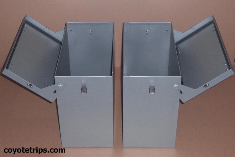 Motorcycle Aluminum Pannier, 40 liters, Hinged Lid; BMW GS, KLR, Tiger, Tenere, US $255.00, image 6