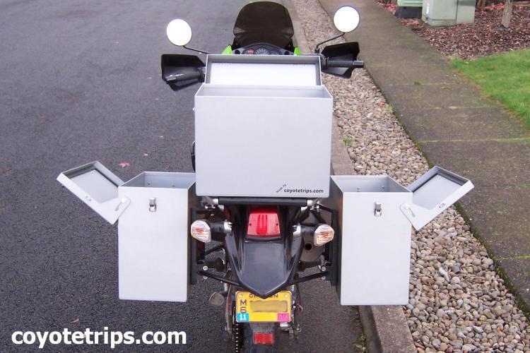 Motorcycle Aluminum Pannier, 40 liters, Hinged Lid; BMW GS, KLR, Tiger, Tenere, US $255.00, image 10