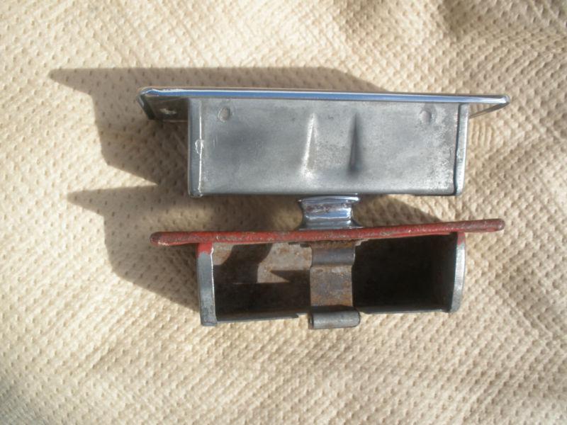 Jaguar MKVIII, MKIX Original Ashtray, Red Vinyl, Good Chrome, US $60.00, image 5