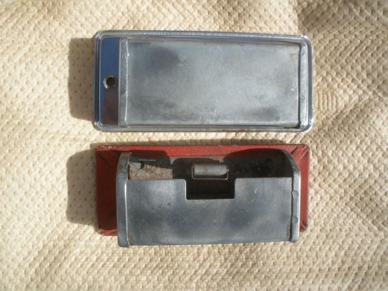 Jaguar MKVIII, MKIX Original Ashtray, Red Vinyl, Good Chrome, US $60.00, image 6