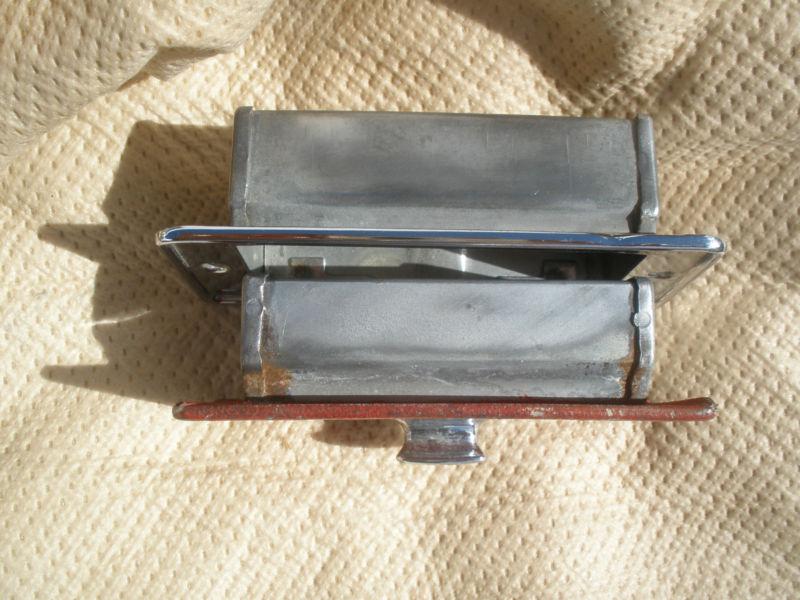 Jaguar MKVIII, MKIX Original Ashtray, Red Vinyl, Good Chrome, US $60.00, image 7