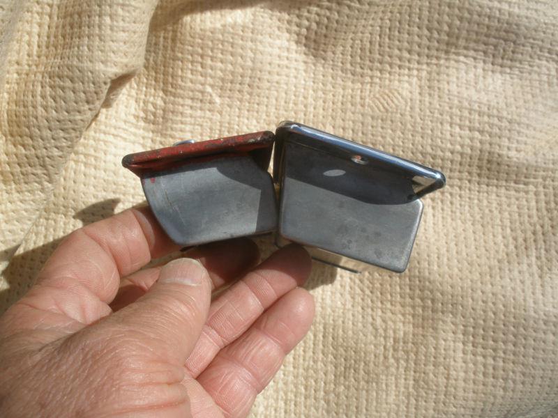 Jaguar MKVIII, MKIX Original Ashtray, Red Vinyl, Good Chrome, US $60.00, image 9