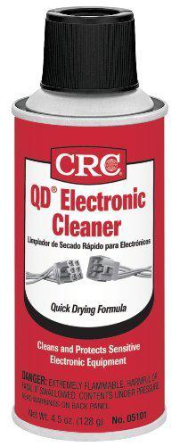 Crc 05101 qd electronic contact cleaner 4.5 oz, new - automotive alcohol wiring