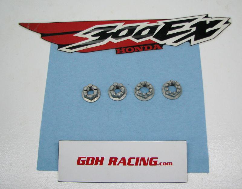 2004 trx 300ex complete hub nuts frt rear 300ex 400ex 