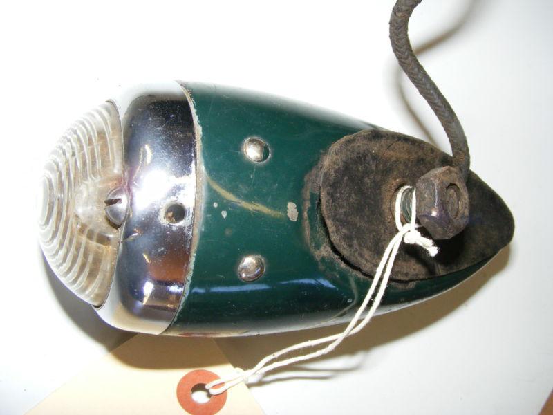 1940 chevrolet passenger front park lamp light lens housing assembly nice used