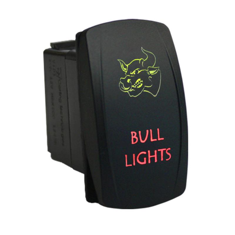 Rocker switch 628gr 12 volt bull lights carling laser etch sequoia rav4 off road