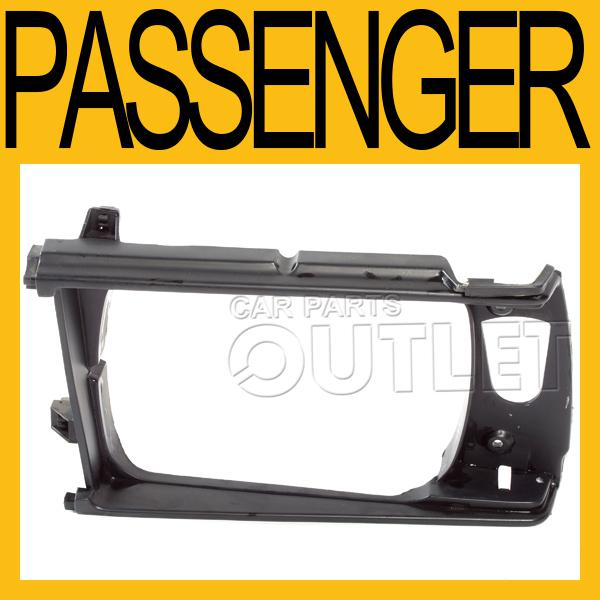 1982-1983 toyota corolla sr5 headlight door lamp bezel raw black left to2512132