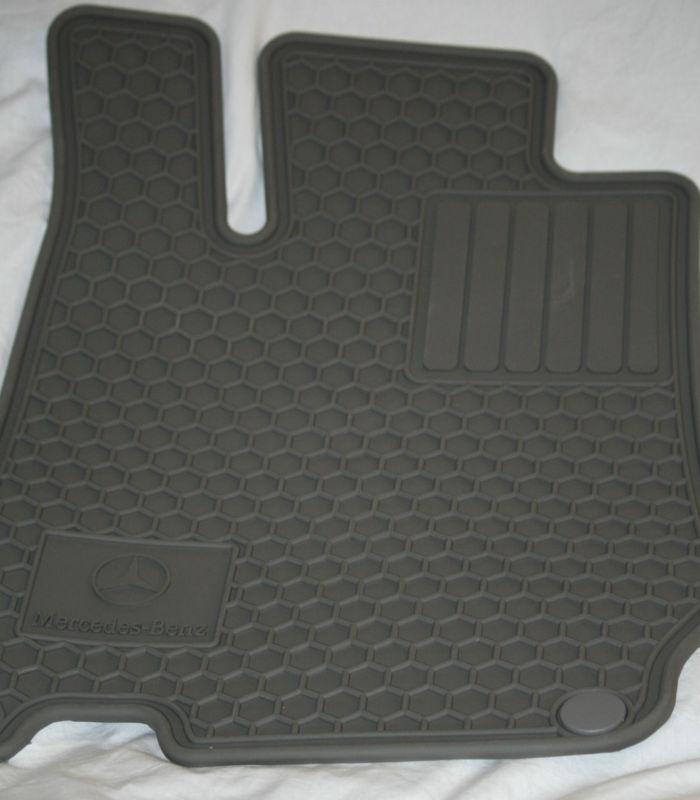 Purchase 2007 to 2011 Mercedes SL550 Rubber Floor Mats REAL FACTORY