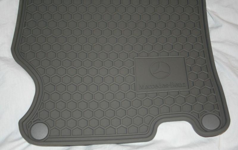 Purchase 2007 to 2011 Mercedes SL550 Rubber Floor Mats REAL FACTORY