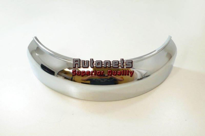 3" chrome steel protective air cleaner shroud universal fit hot rat rod