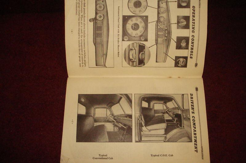1950 GMC TRUCK OWNER'S MANUAL / SERIES 400-470 / ORIG!!, US $37.50, image 6